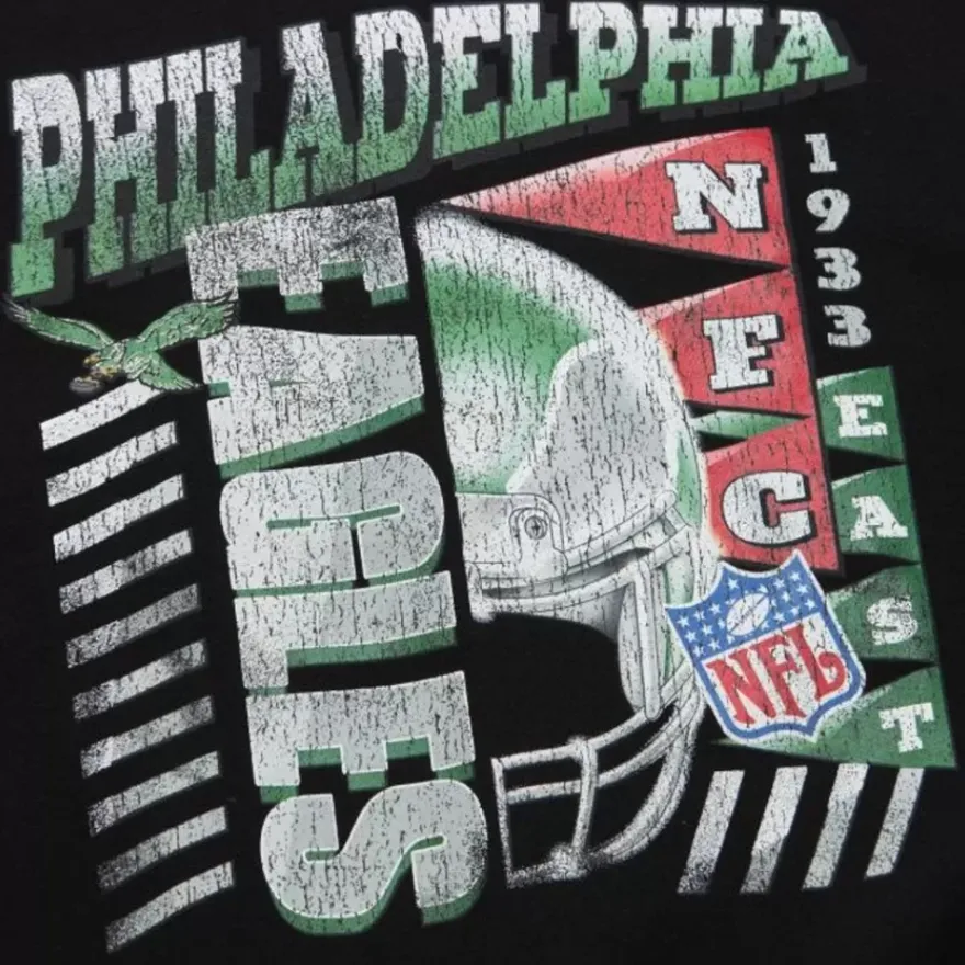 Mitchell & Ness Hoodies & Sweatshirts-Easy Cool Crewneck Sweatshirt Philadelphia Eagles