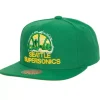 Mitchell & Ness Snapback-Embroidery Glitch Snapback Hwc Seattle Supersonics