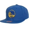 Mitchell & Ness Snapback-Embroidery Glitch Snapback Golden State Warriors