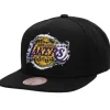Mitchell & Ness Snapback-Embroidery Glitch Snapback Los Angeles Lakers