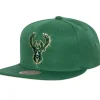 Mitchell & Ness Snapback-Embroidery Glitch Snapback Milwaukee Bucks