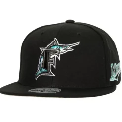 Mitchell & Ness Fitted-Evergreen Fitted Coop Florida Marlins