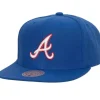 Mitchell & Ness Snapback-Evergreen Snapback Coop Atlanta Braves