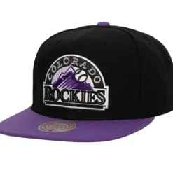 Mitchell & Ness Snapback-Evergreen Snapback Coop Colorado Rockies