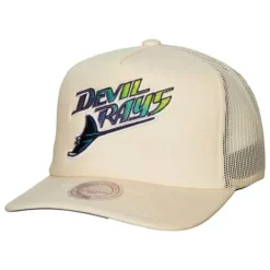 Mitchell & Ness Snapback-Evergreen Trucker Snapback Coop Tampa Bay Rays