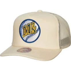 Mitchell & Ness Snapback-Evergreen Trucker Snapback Coop Seattle Mariners