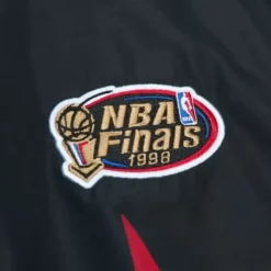 Mitchell & Ness Jackets & Outerwear-Exploded Logo Warm Up Jacket Chicago Bulls