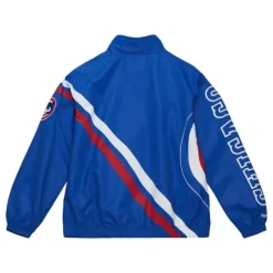 Mitchell & Ness Jackets & Outerwear-Exploded Logo Warm Up Jacket Chicago Cubs