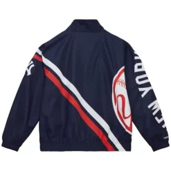 Mitchell & Ness Jackets & Outerwear-Exploded Logo Warm Up Jacket New York Yankees