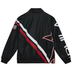 Mitchell & Ness Jackets & Outerwear-Exploded Logo Warm Up Jacket Philadelphia 76Ers
