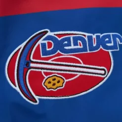 Mitchell & Ness Jackets & Outerwear-Exploded Logo Warm Up Jacket Denver Nuggets