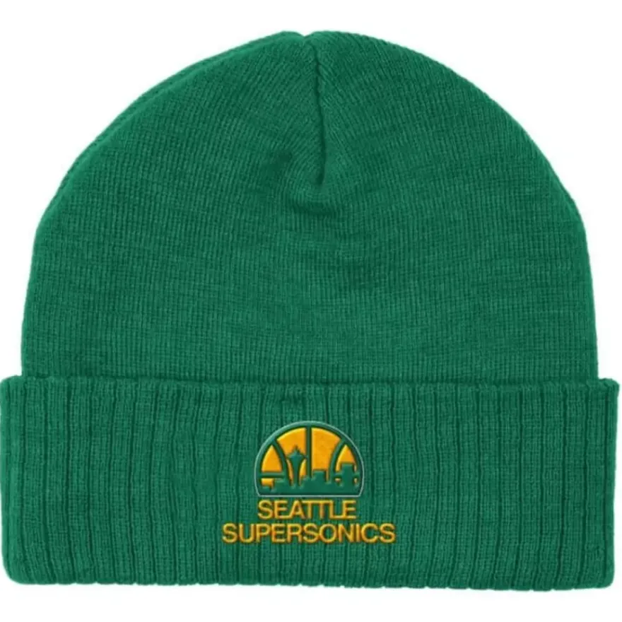 Mitchell & Ness Knit-Fandom Knit Beanie Seattle Supersonics