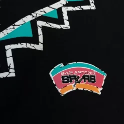 Mitchell & Ness Hoodies & Sweatshirts-Fashion Fleece Crew San Antonio Spurs