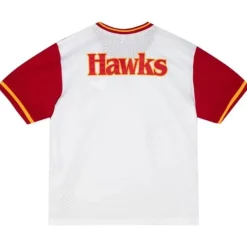 Mitchell & Ness T-Shirts & Tops-Fashion Mesh V-Neck Atlanta Hawks