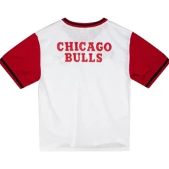 Mitchell & Ness T-Shirts & Tops-Fashion Mesh V-Neck Chicago Bulls