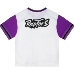 Mitchell & Ness T-Shirts & Tops-Fashion Mesh V-Neck Toronto Raptors
