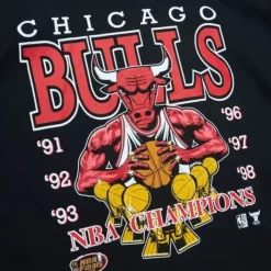 Mitchell & Ness T-Shirts & Tops-Finals Tee Chicago Bulls