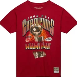 Mitchell & Ness T-Shirts & Tops-Finals Tee Miami Heat
