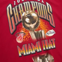 Mitchell & Ness T-Shirts & Tops-Finals Tee Miami Heat