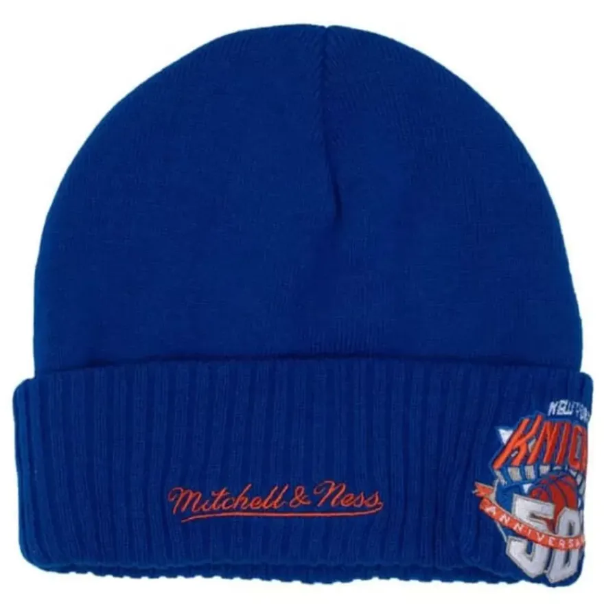 Mitchell & Ness Knit-First Letterman Knit Hwc New York Knicks