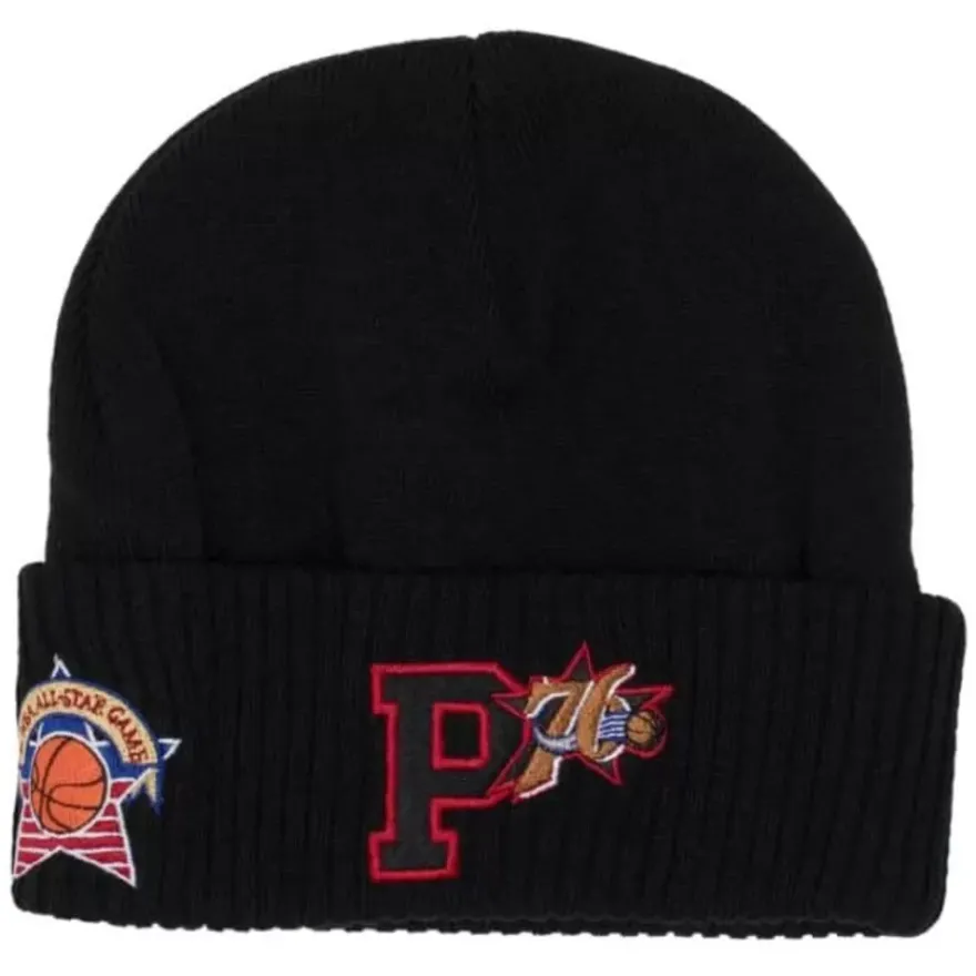 Mitchell & Ness Knit-First Letterman Knit Hwc Philadelphia 76Ers