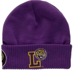 Mitchell & Ness Knit-First Letterman Knit Louisiana State University