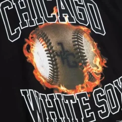 Mitchell & Ness T-Shirts & Tops-Flame Tee Chicago White Sox