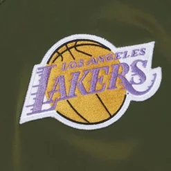 Mitchell & Ness Jackets & Outerwear-Flight Satin Bomber Jacket Los Angeles Lakers
