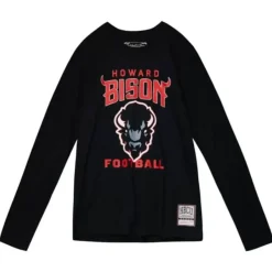 Mitchell & Ness T-Shirts & Tops-Football Longsleeve Howard University