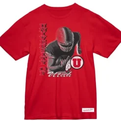 Mitchell & Ness T-Shirts & Tops-Football Man Tee University Of Utah