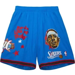 Mitchell & Ness Nba Swingman-For The Love Shorts Philadelphia 76Ers Allen Iverson