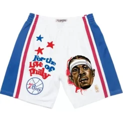 Mitchell & Ness Shorts-For The Love Shorts Philadelphia 76Ers Allen Iverson