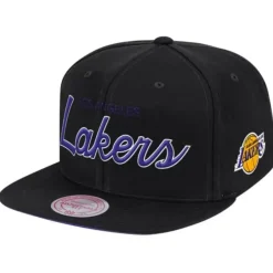 Mitchell & Ness Snapback-Foundation Script Snapback Los Angeles Lakers