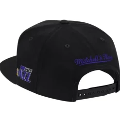 Mitchell & Ness Snapback-Foundation Script Snapback Hwc Utah Jazz