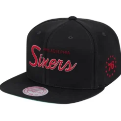 Mitchell & Ness Snapback-Foundation Script Snapback Hwc Philadelphia 76Ers