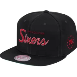 Mitchell & Ness Snapback-Foundation Script Snapback Hwc Philadelphia 76Ers