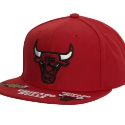 Mitchell & Ness Snapback-Front Face Snapback Chicago Bulls