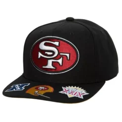 Mitchell & Ness Snapback-Front Face Snapback San Francisco 49Ers