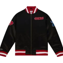 Mitchell & Ness Jackets & Outerwear-Fttb Heavyweight Satin Jacket San Francisco 49Ers
