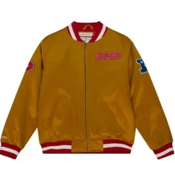Mitchell & Ness Jackets & Outerwear-Fttb Heavywieght Satin Jacket San Francisco 49Ers