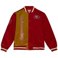 Mitchell & Ness Jackets & Outerwear-Fttb Team Og Lw Satin Jacket San Francisco 49Ers