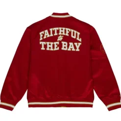 Mitchell & Ness Jackets & Outerwear-Fttb Team Og Lw Satin Jacket San Francisco 49Ers