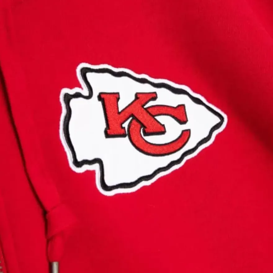 Mitchell & Ness Hoodies & Sweatshirts-Full Zip Fleece Kansas City Chiefs