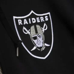 Mitchell & Ness Hoodies & Sweatshirts-Full Zip Fleece Oakland Raiders