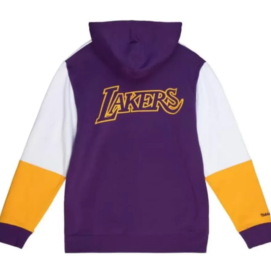 Mitchell & Ness Hoodies & Sweatshirts-Fusion Fleece 2.0 Los Angeles Lakers