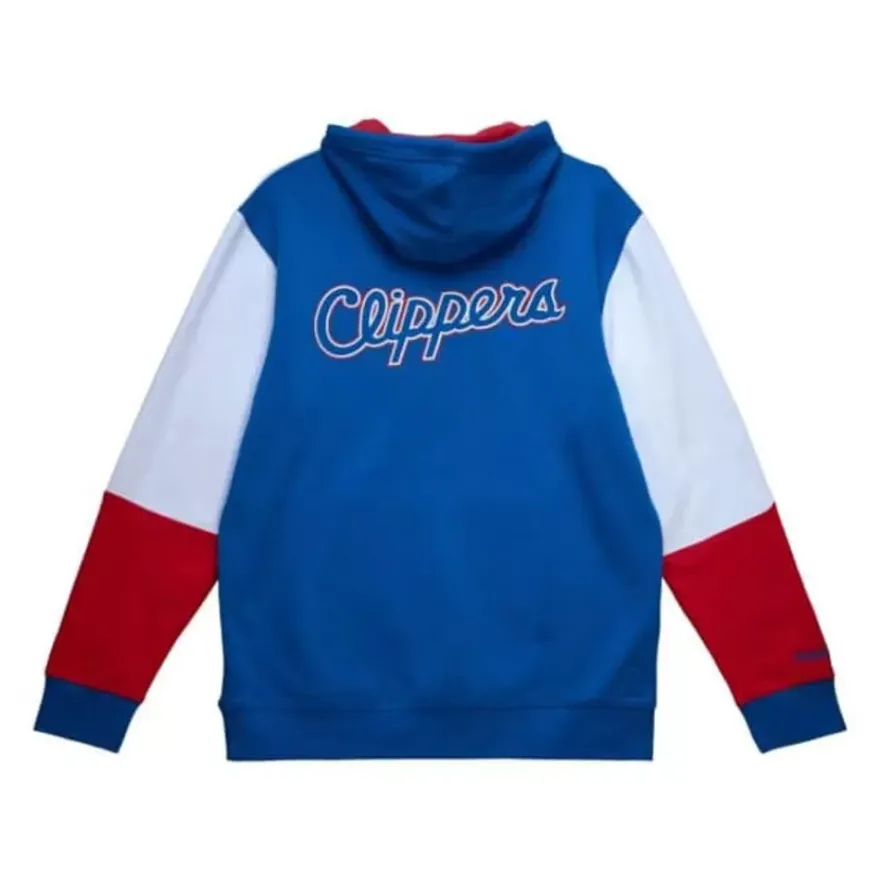 Mitchell & Ness Hoodies & Sweatshirts-Fusion Fleece 2.0 Los Angeles Clippers