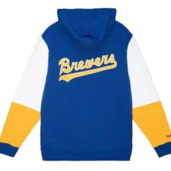 Mitchell & Ness Hoodies & Sweatshirts-Fusion Fleece 2.0 Milwaukee Brewers