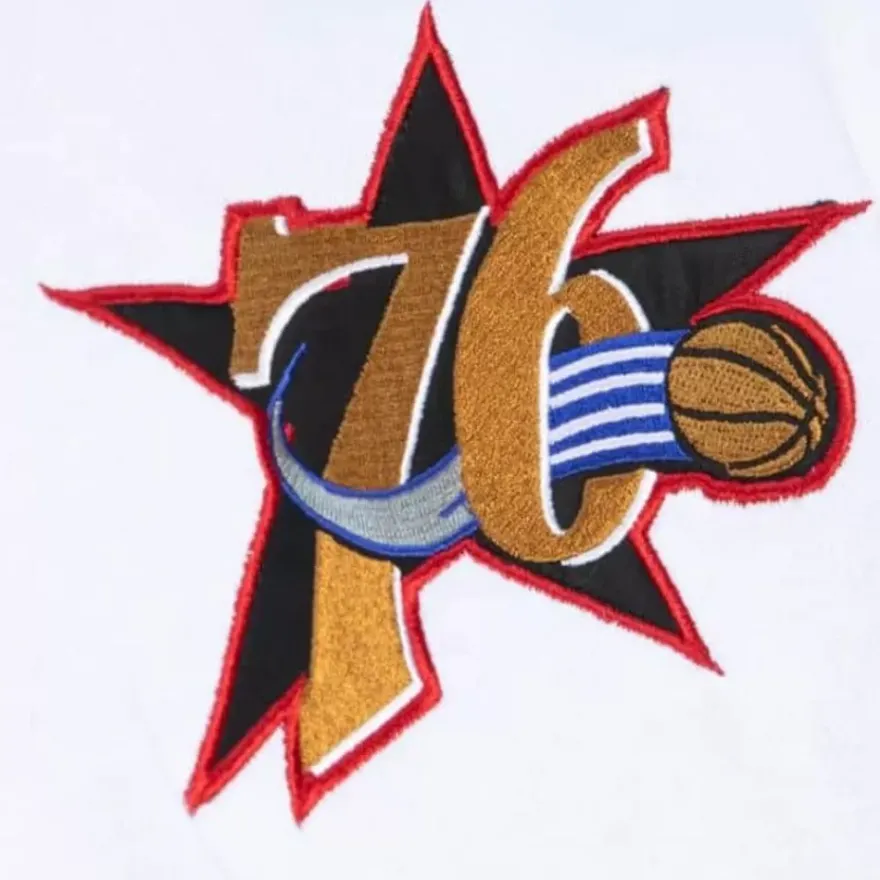 Mitchell & Ness Hoodies & Sweatshirts-Fusion Fleece 2.0 Philadelphia 76Ers