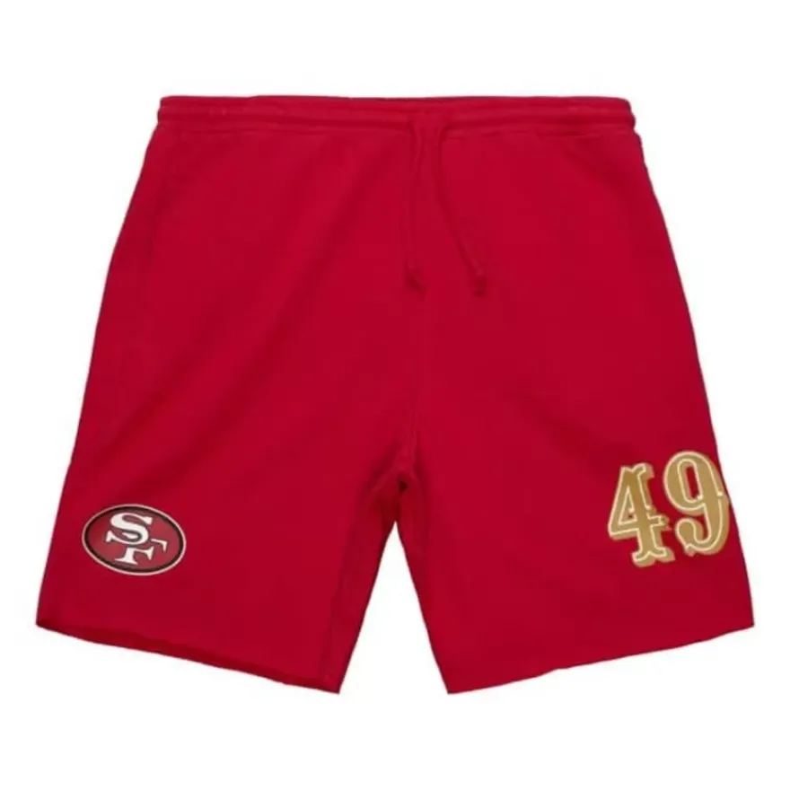 Mitchell & Ness Shorts-Game Day Ft Shorts San Francisco 49Ers