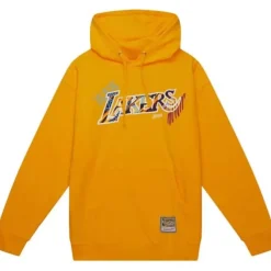 Mitchell & Ness Hoodies & Sweatshirts-Game Day Pattern Pullover Hoodie Los Angeles Lakers